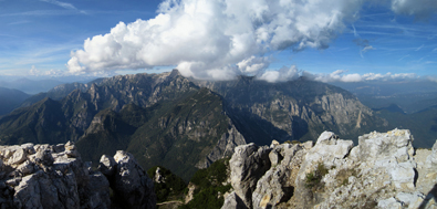 Pasubio visto dal Cornetto